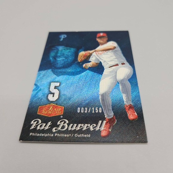 2006 Pat Burell Flair Showcase Fleer #167 /150 Baseball Card - Picture 3 of 6